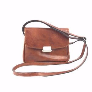 Vintage Modi Small Brown Leather Crossbody RARE